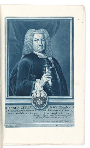 (BOTANICAL.) Johann Wilhelm Weinmann. Phytanthoza Iconographia. Vol. 1 A-B.